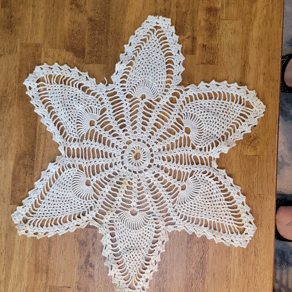 A Vintage Crocheted Doily